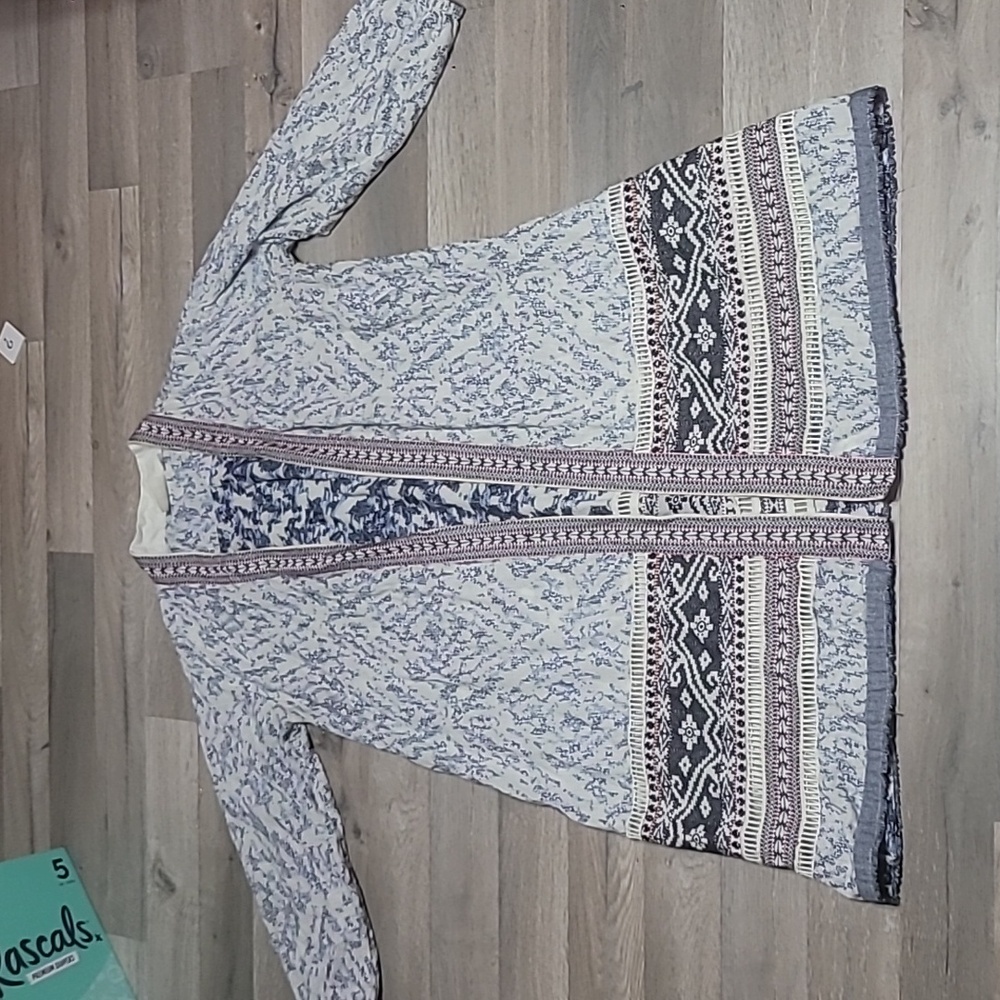 Anthropologie Arwen Duster Jacket Cardigan Size Medium/Large - Picture 2 of 8